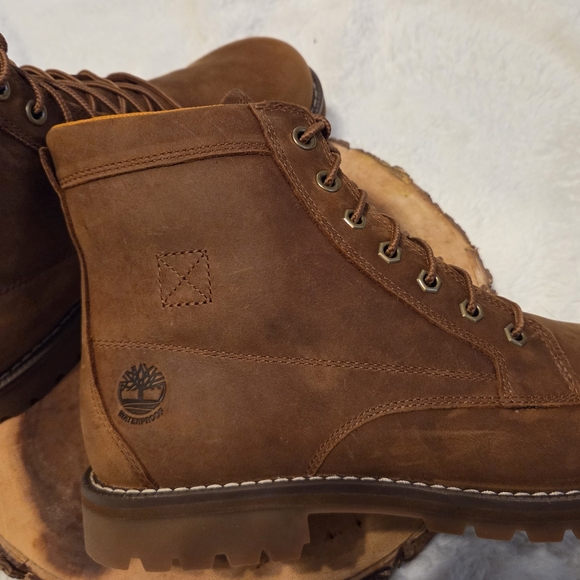 Timberland Men's Brown Leather Boots - Picture 2 of 6